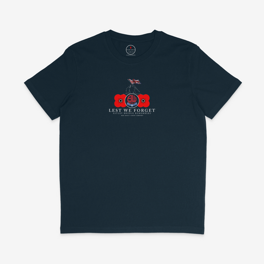 Astley Bridge Remembers T-shirt - Navy