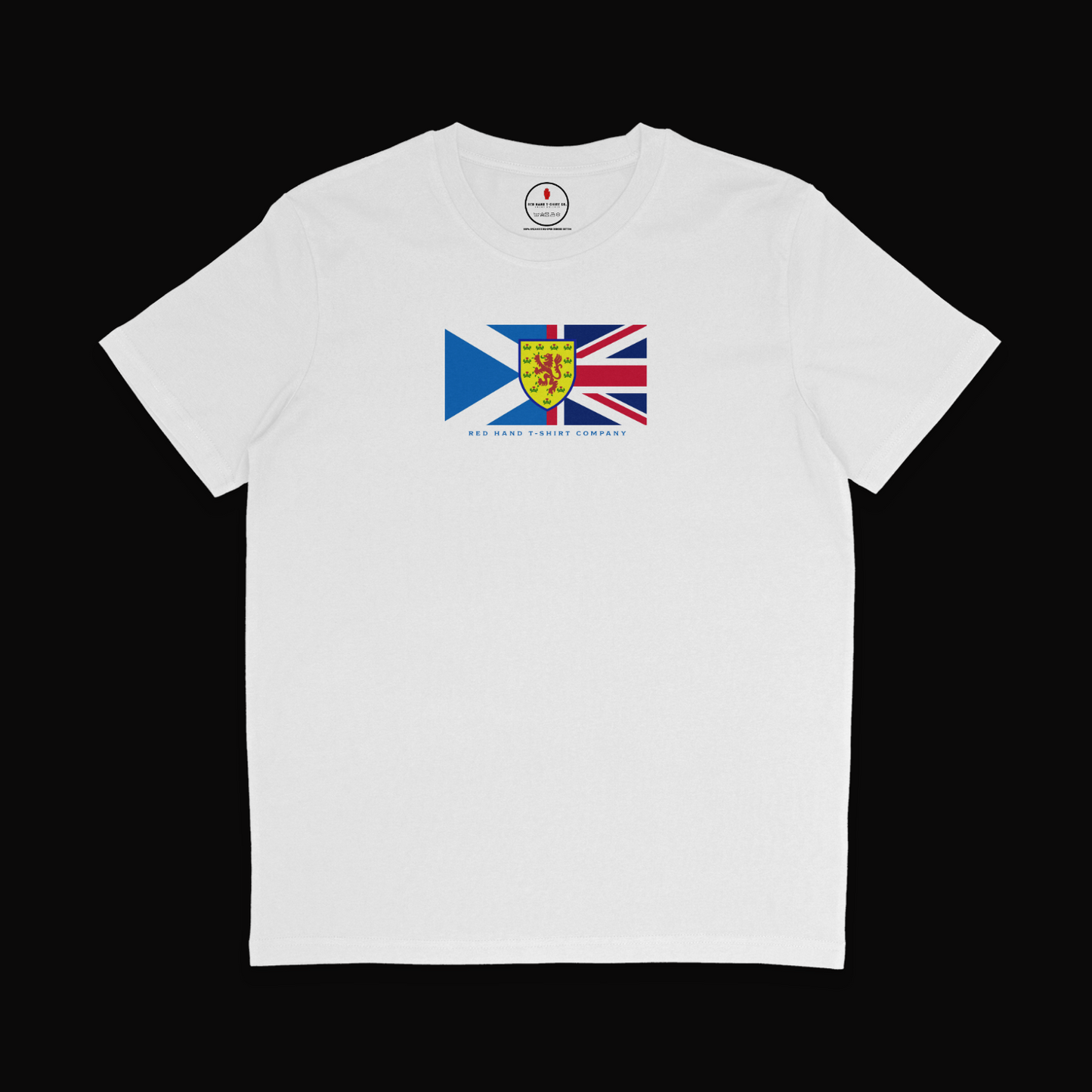 Scotland Union Jack T-shirt: Black, Navy, Burgundy, White