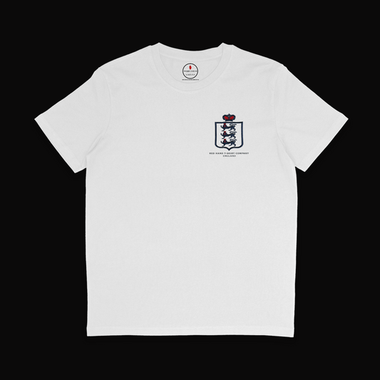 RHTC England Crown T-Shirt - White