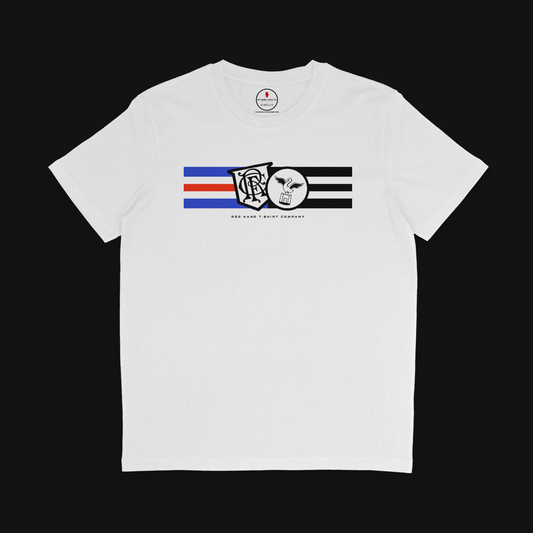Swansea Rangers Five Stripe T-shirt: White