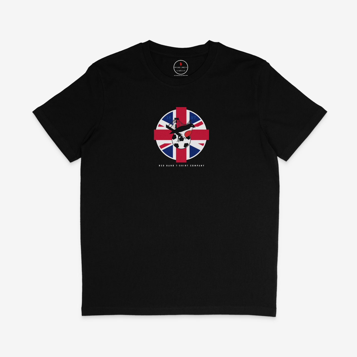 Bristol City Union Jack T-Shirt - Black