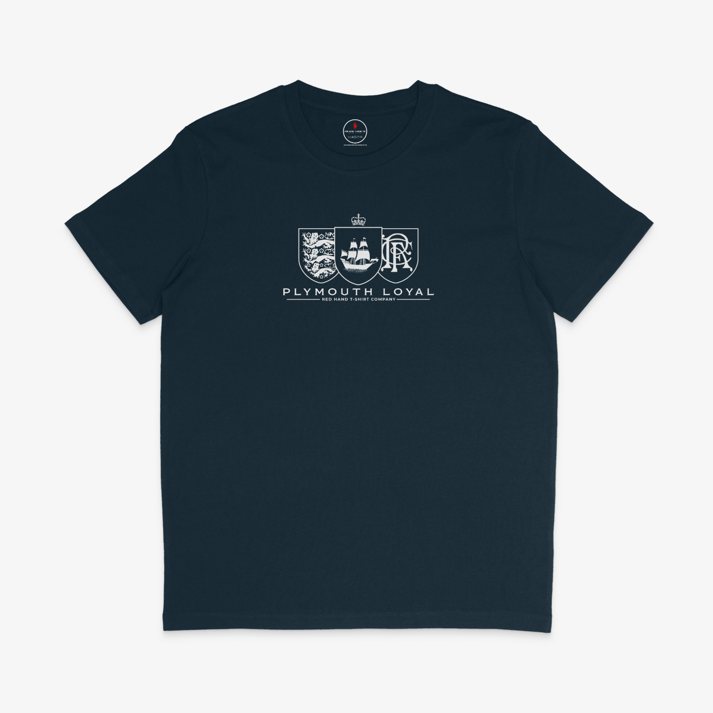 Plymouth Loyal T-Shirt: Black, Navy, Blue, Orange