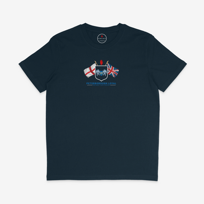 Peterborough Loyal T-shirt: Black, Navy, White