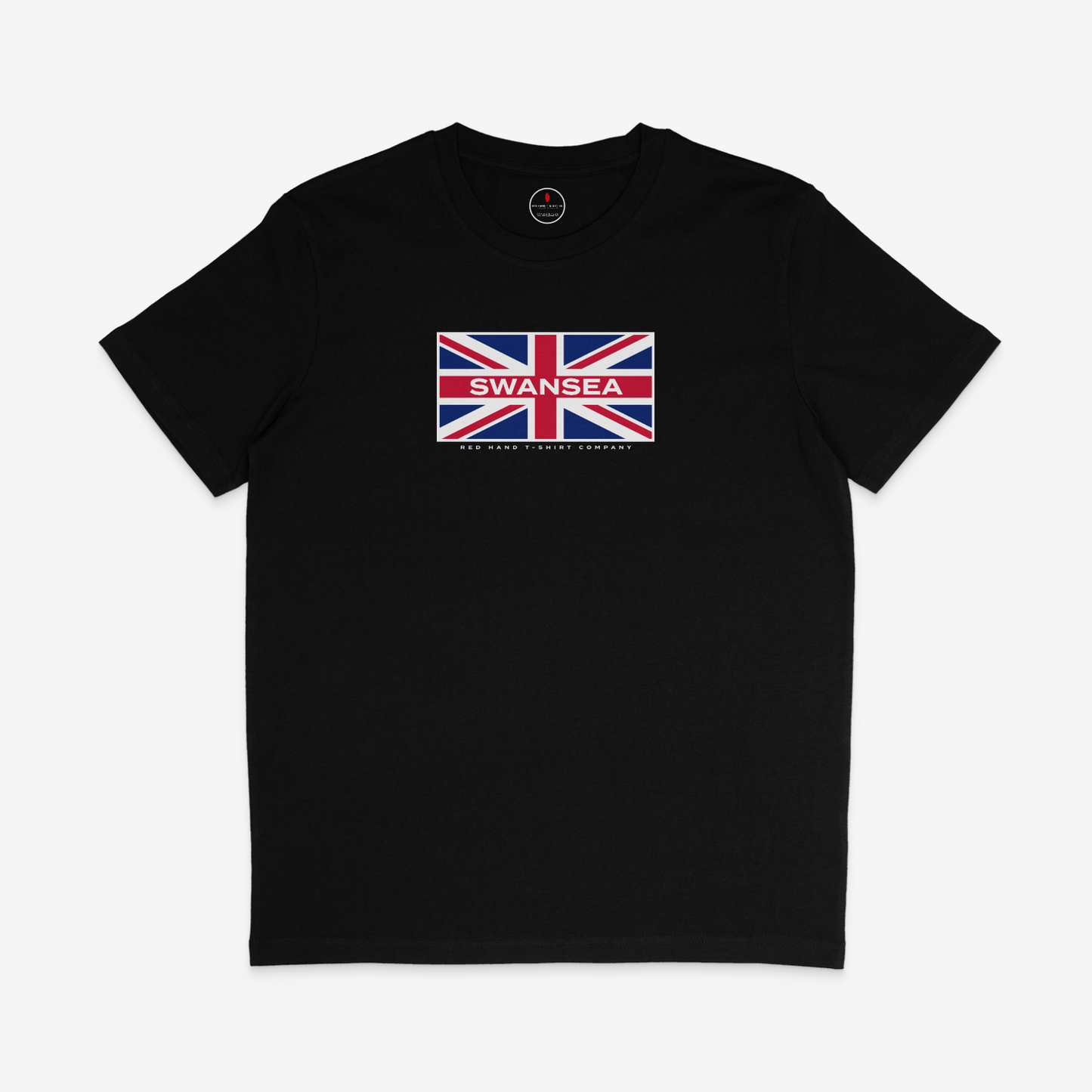 (Sale) Swansea Union Jack T-shirt: 4XL Black