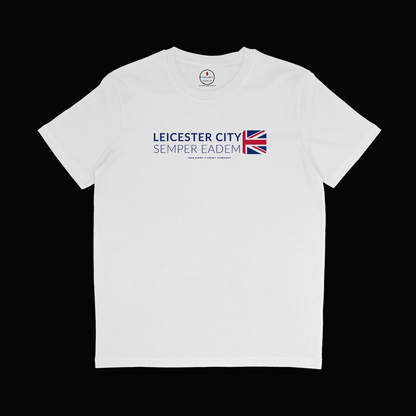 Leicester Semper Eadem T-shirt: Black, Navy, Blue, White