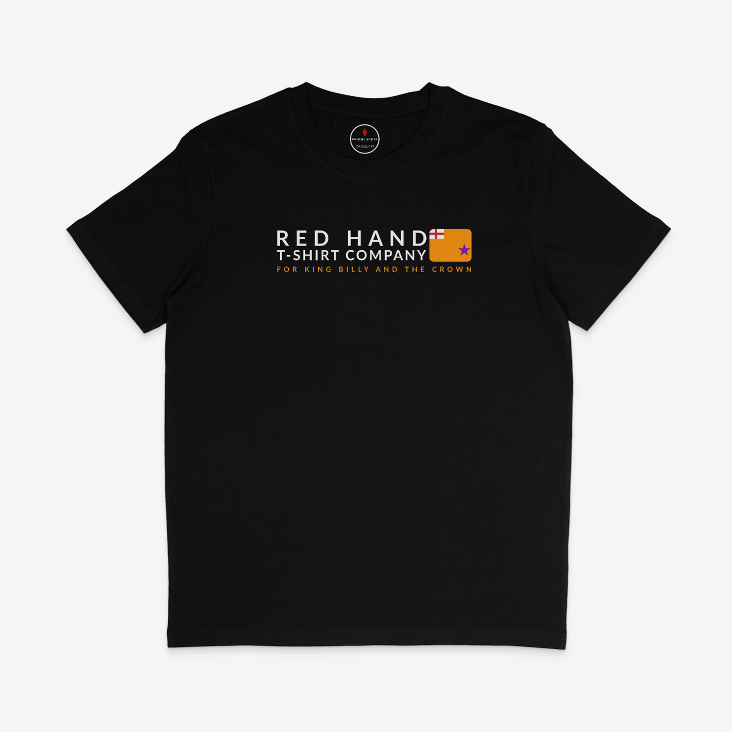 RHTC For King Billy And The Crown T-shirt: Black, White, Navy, Blue, Orange, Burgundy