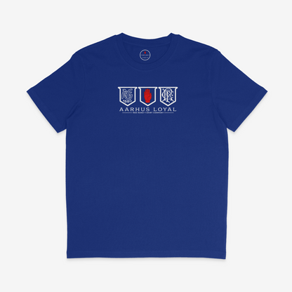 Aarhus Loyal T-shirt: Black, Navy, Blue, White