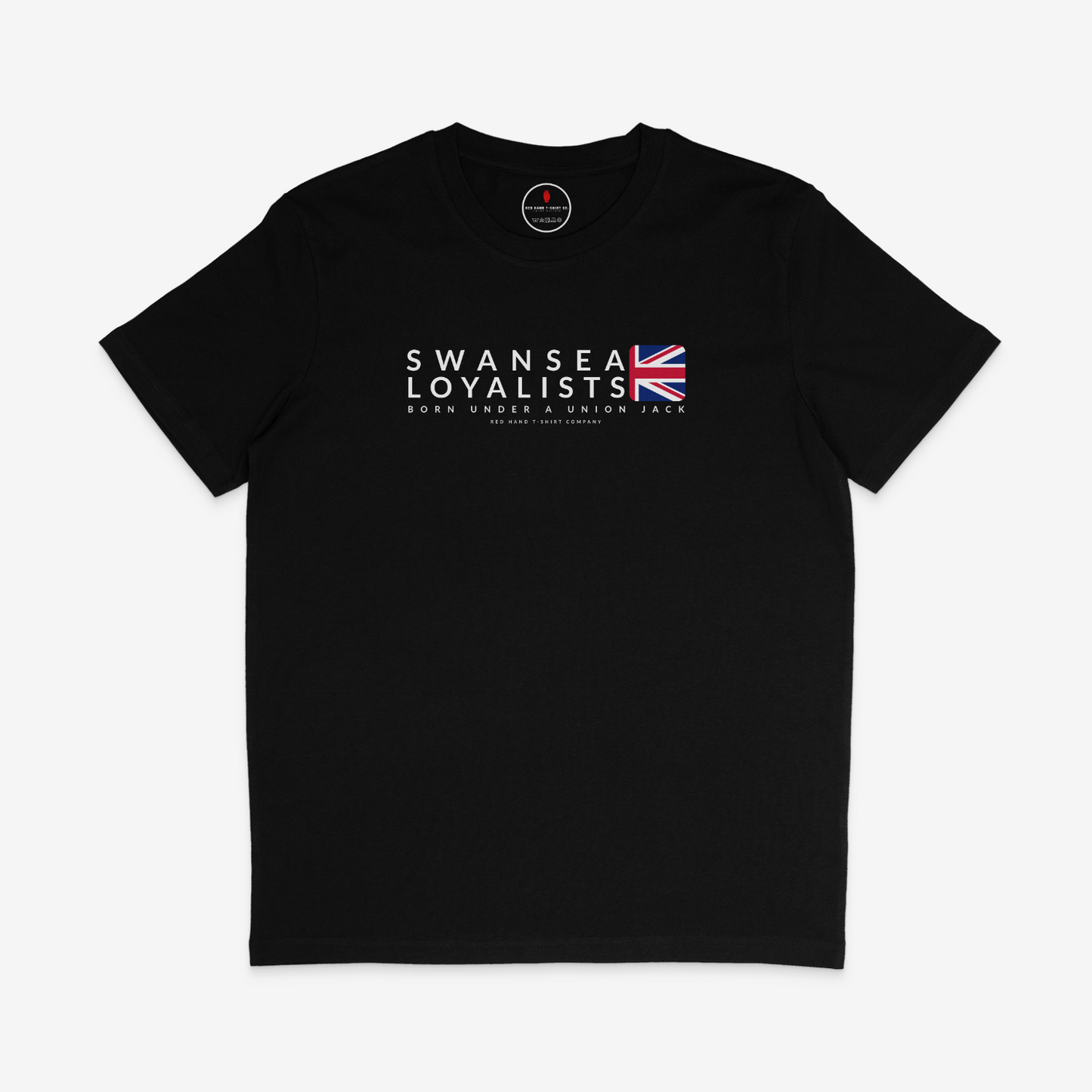 Swansea Born Under A Union Jack T-shirt