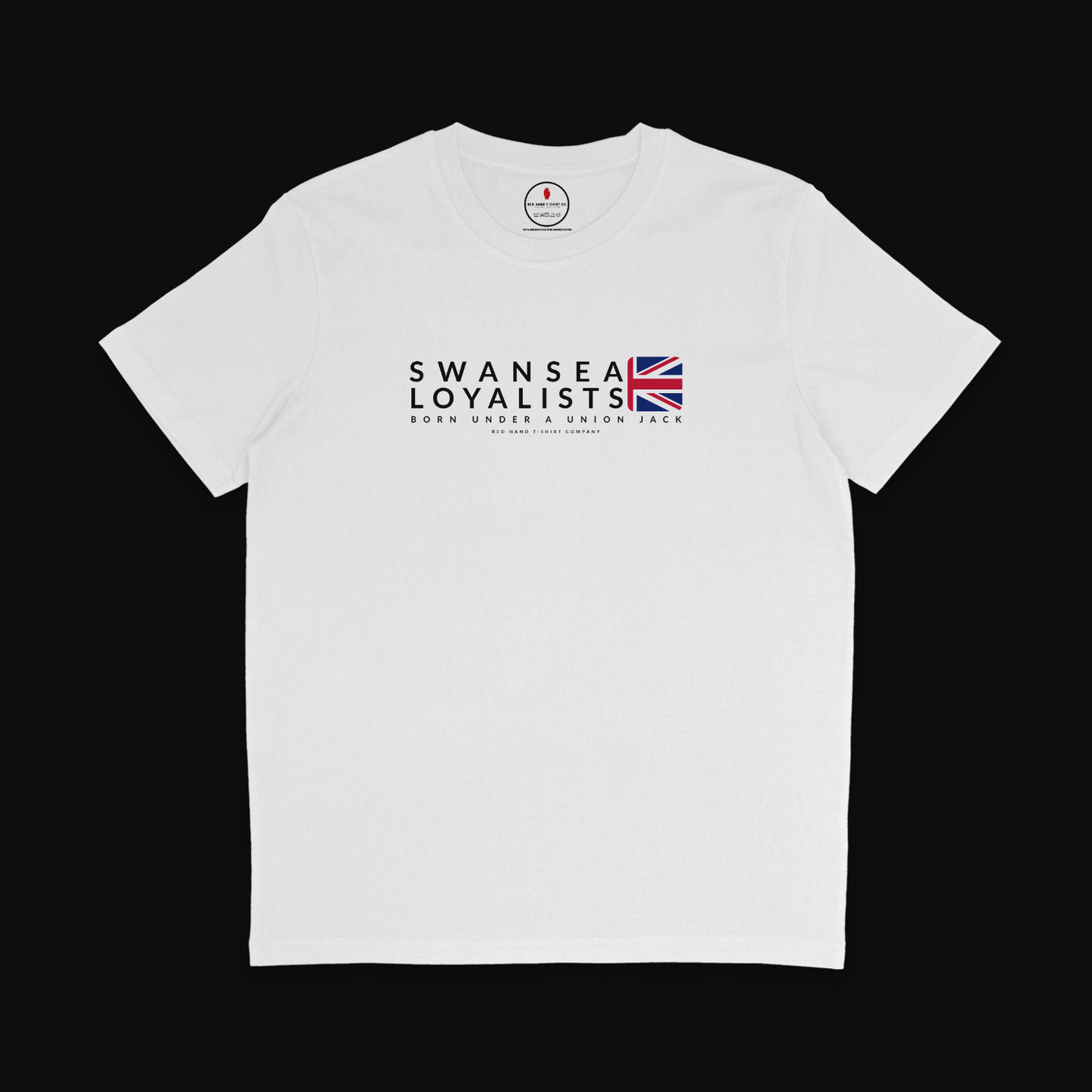 Swansea Born Under A Union Jack T-shirt