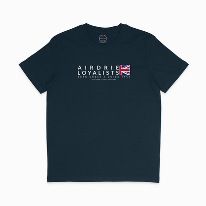 Airdrie Born Under A Union Jack T-shirt