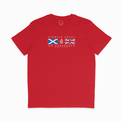 Airdrie Loyal No Surrender Scotland GB T-shirt