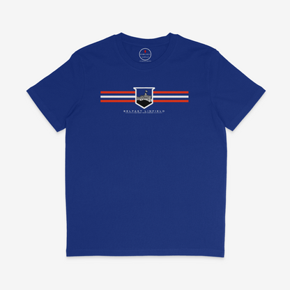 Belfast Linfield Three Stripe T-shirt