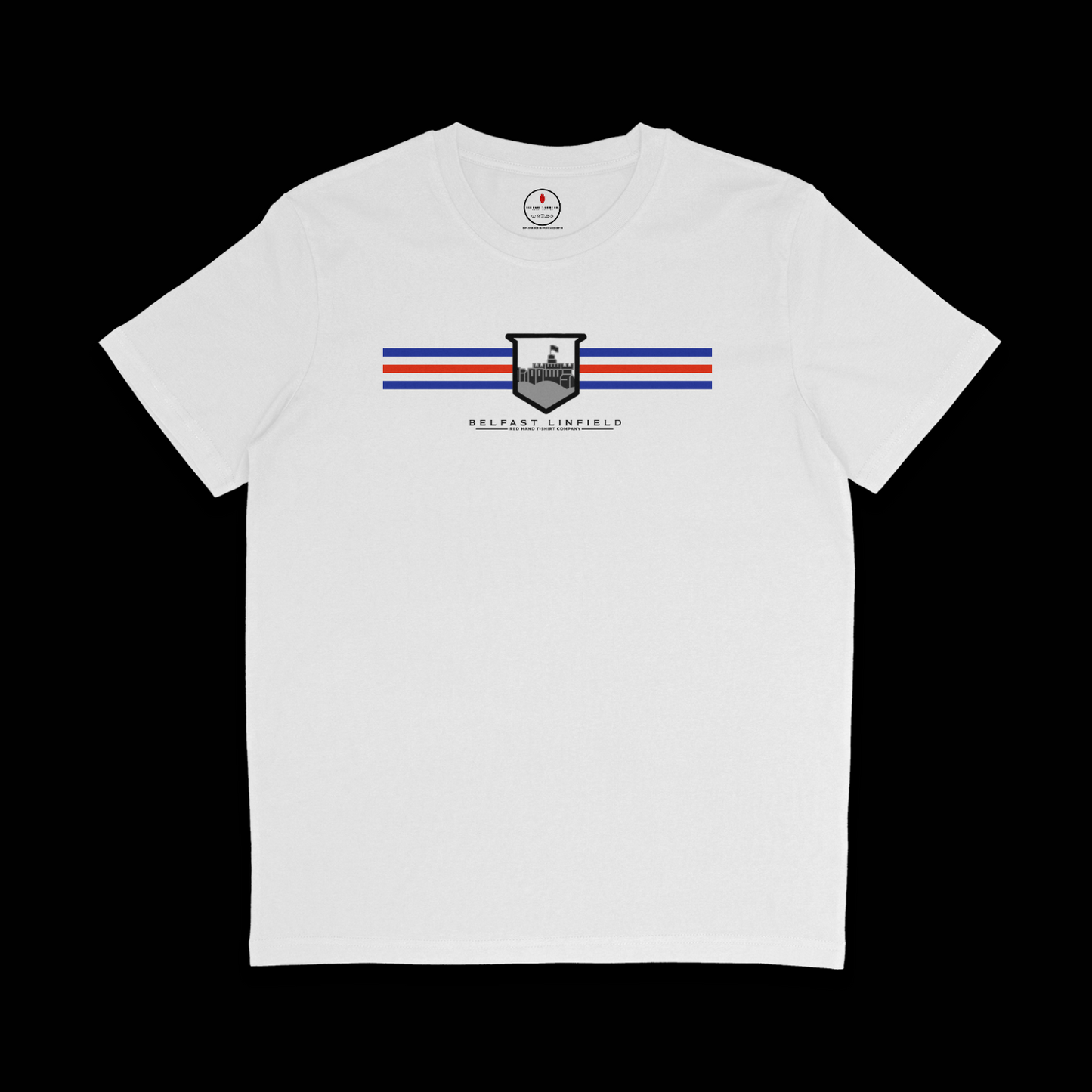 Belfast Linfield Three Stripe T-shirt