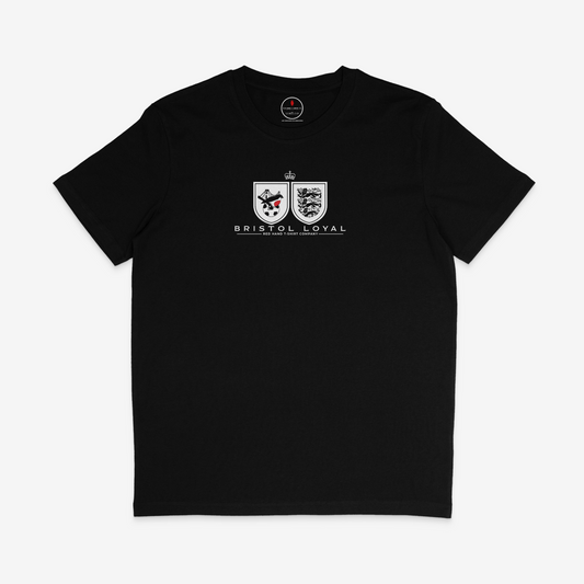 Bristol City England T-Shirt - Black