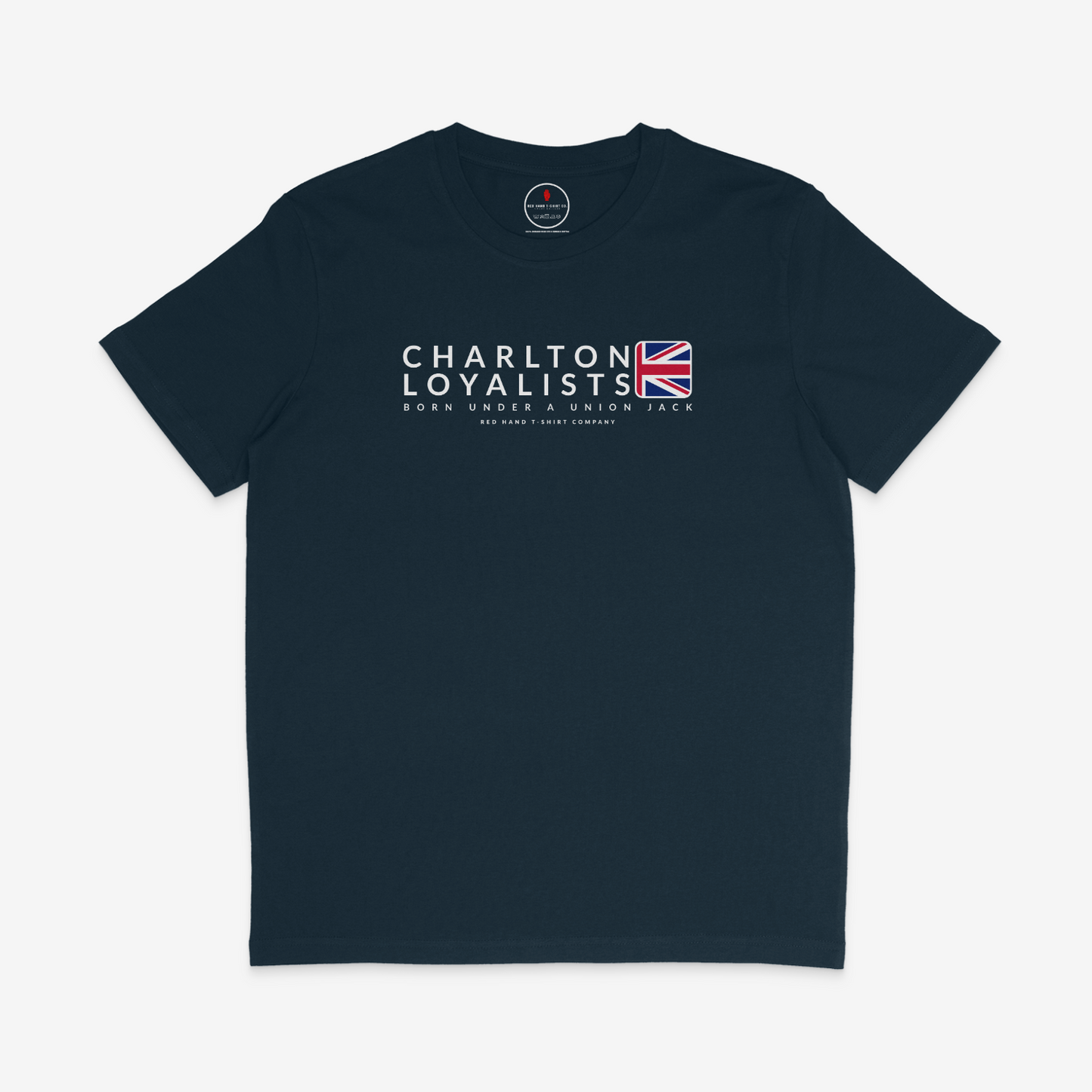 Charlton Loyalists T-shirt: Black, White, Red, Navy