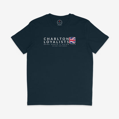 Charlton Loyalists T-shirt: Black, White, Red, Navy