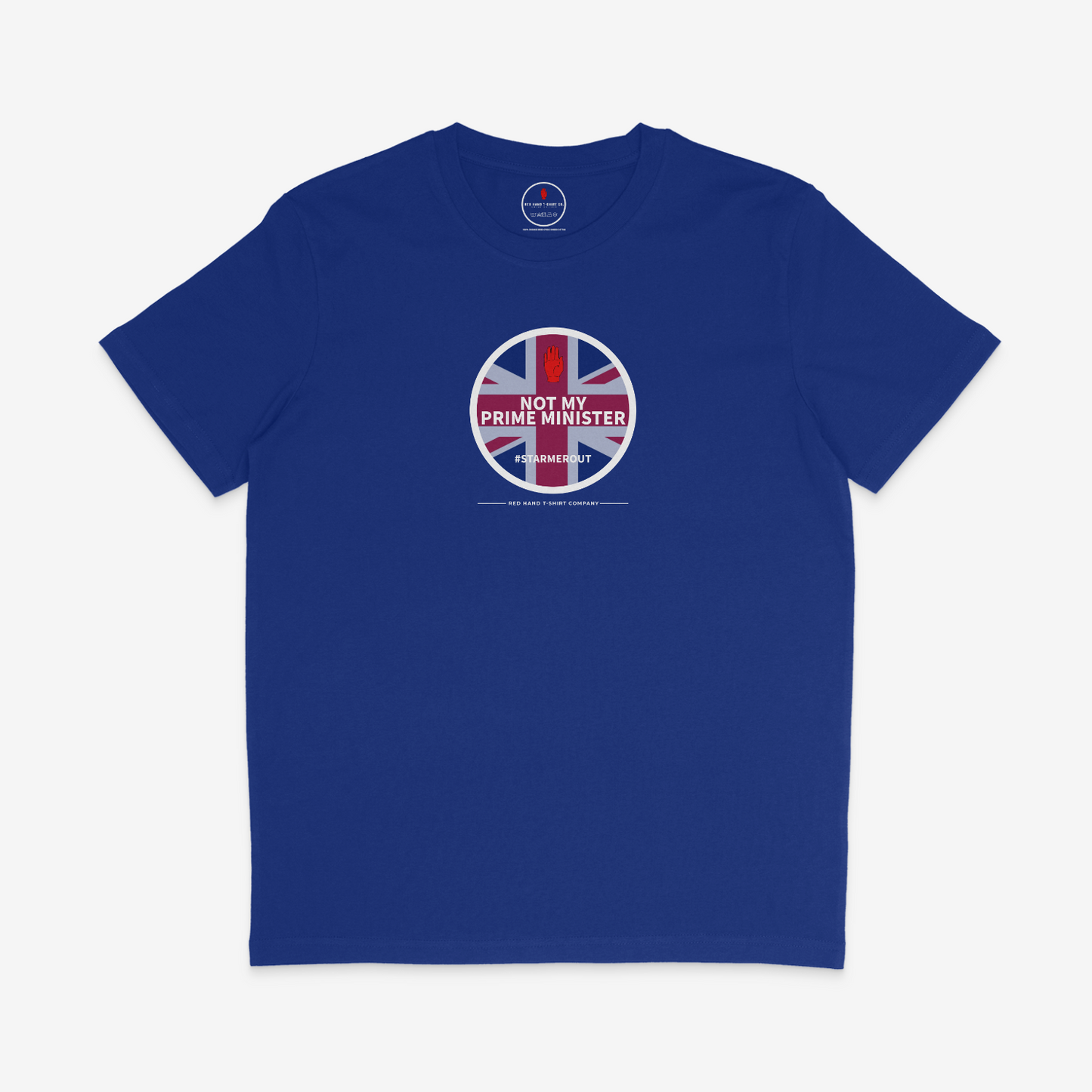 Starmer Out T-shirt: Black, Blue, Navy, Orange