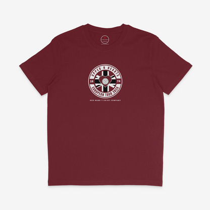 Upper N Hearts T-shirt: Black, Navy, White, Burgundy