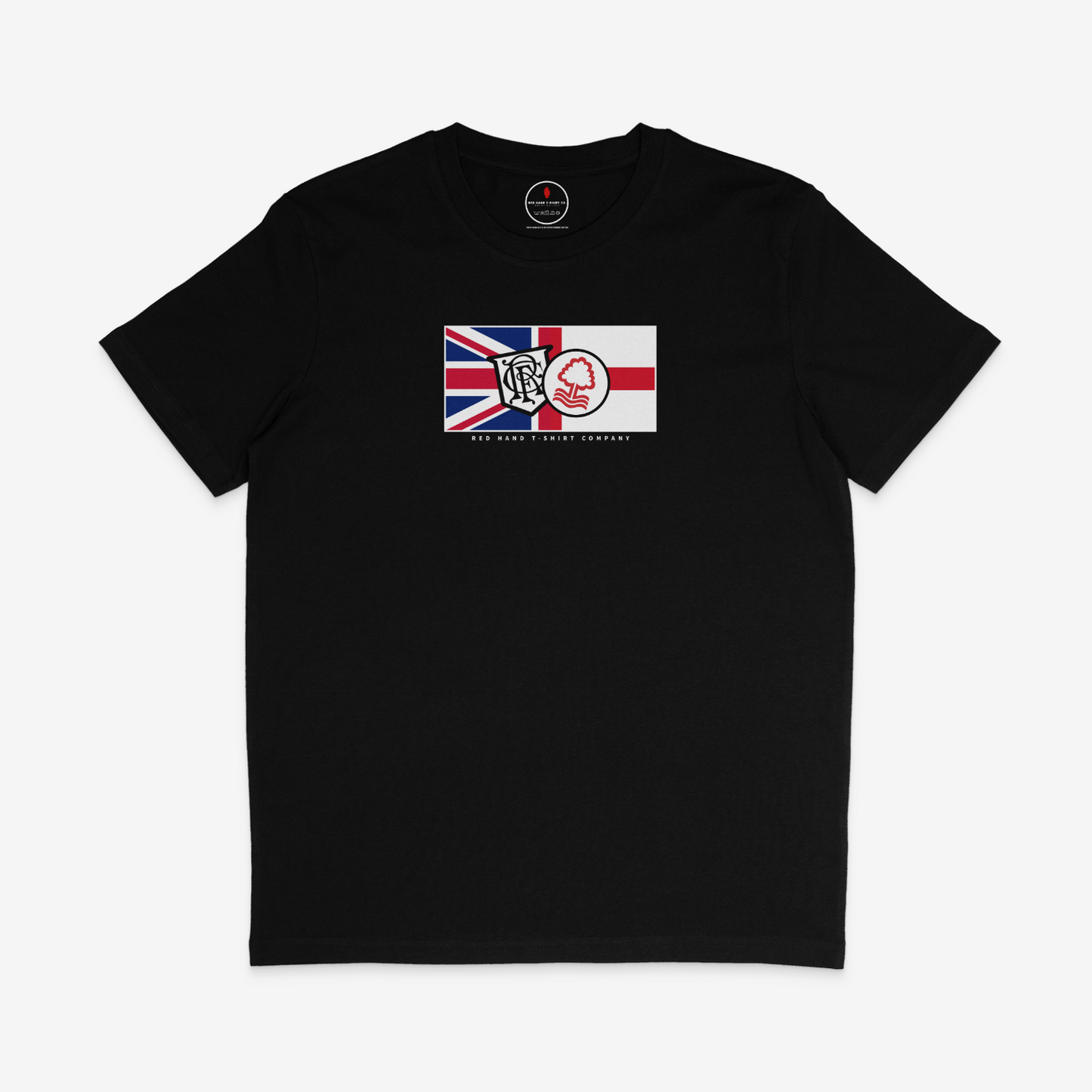 Forest, Rangers Flag T-shirt: Black, Navy, Red, White