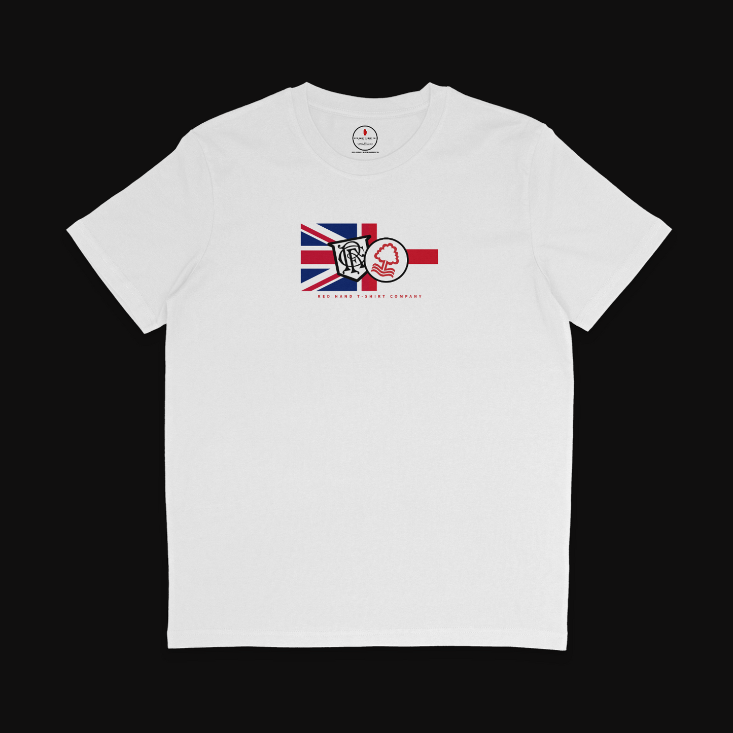 Forest, Rangers Flag T-shirt: Black, Navy, Red, White