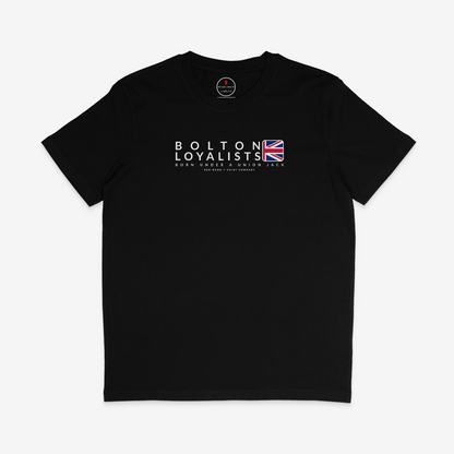 Bolton Loyalists T-shirt: Black, Navy, White, Light Blue