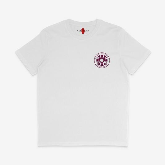 RHTC Gorgie Rules T-shirt - White (Breast Print)