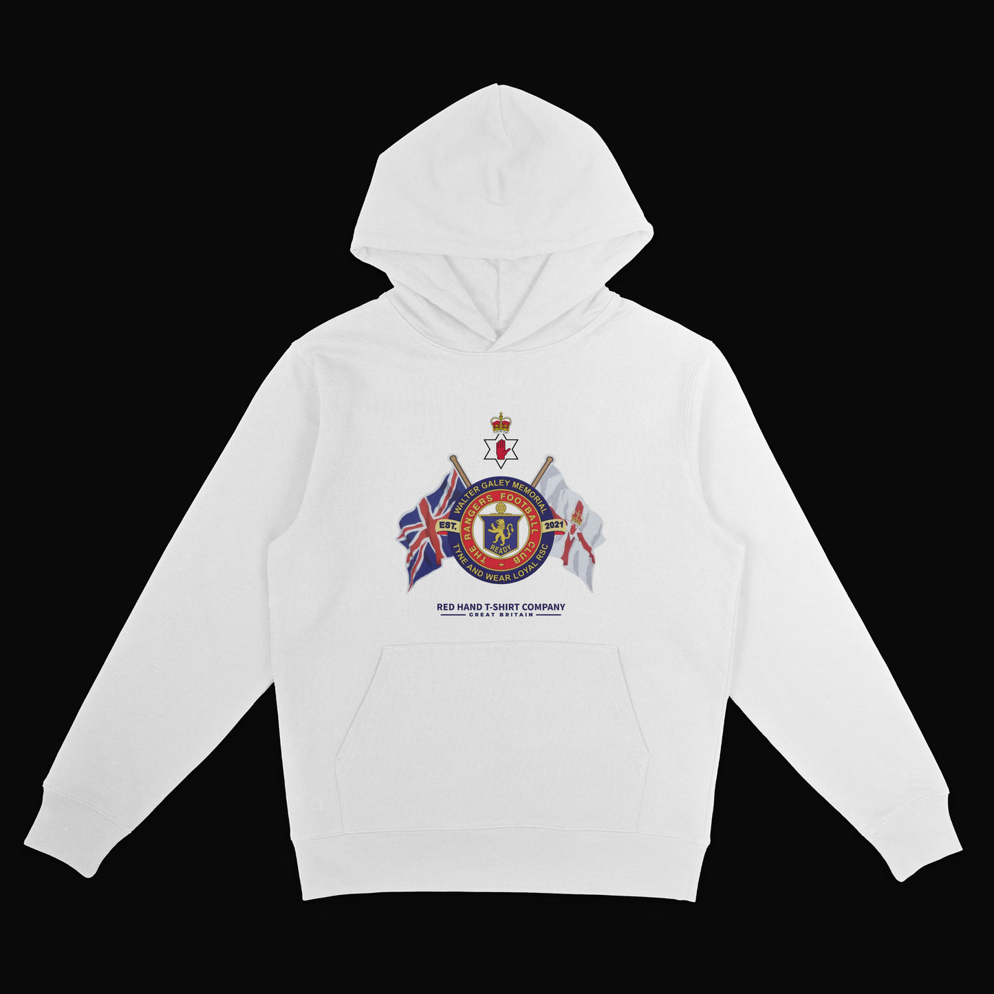 Walter Galey Crossed Flags Hoodie