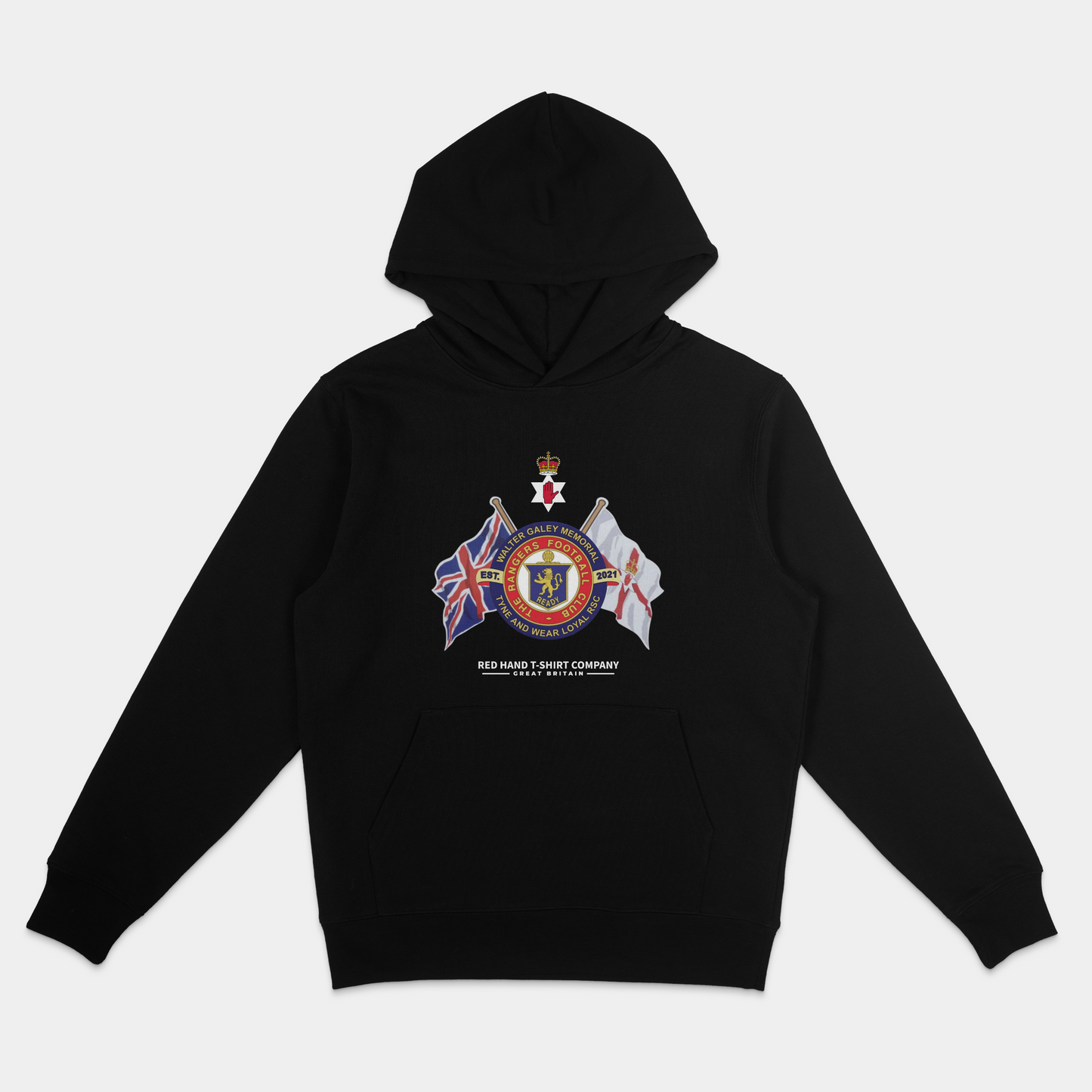 Walter Galey Crossed Flags Hoodie