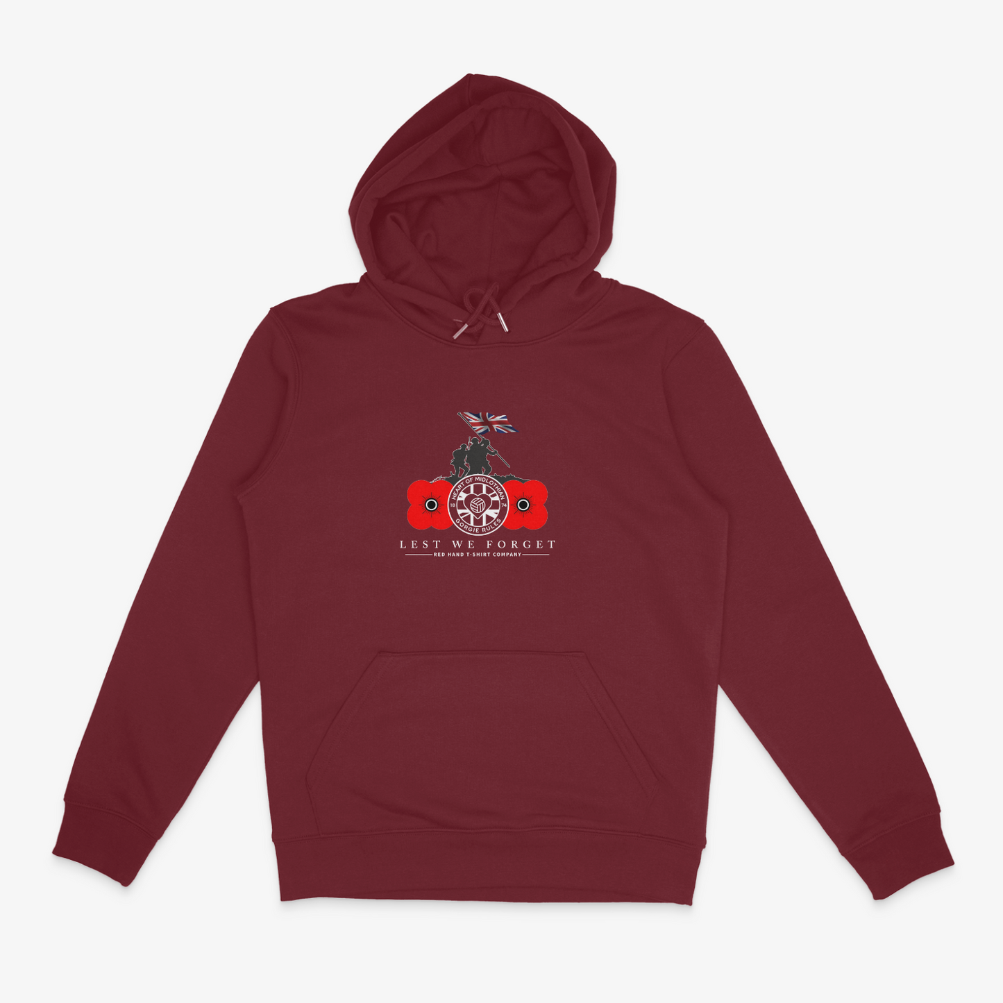 Hearts Lest We Forget Hoodie