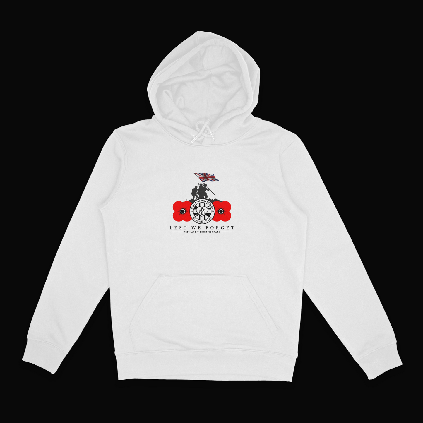 Hearts Lest We Forget Hoodie