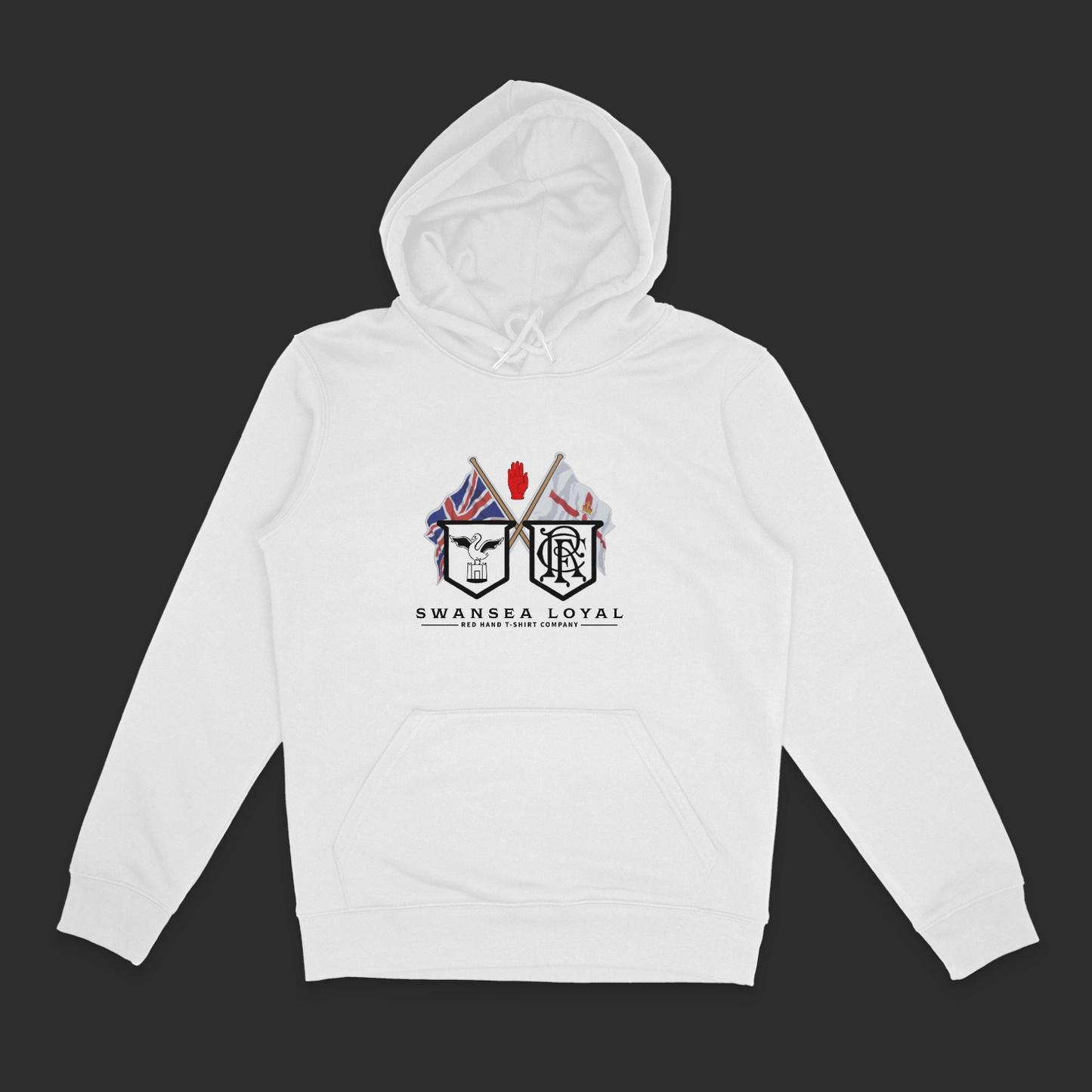 Swansea Rangers Red Hand Hoodie