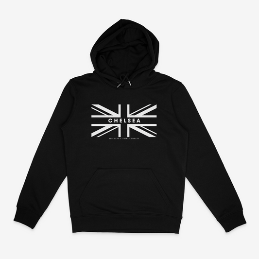 Chelsea Union Flag Hoodie - Black