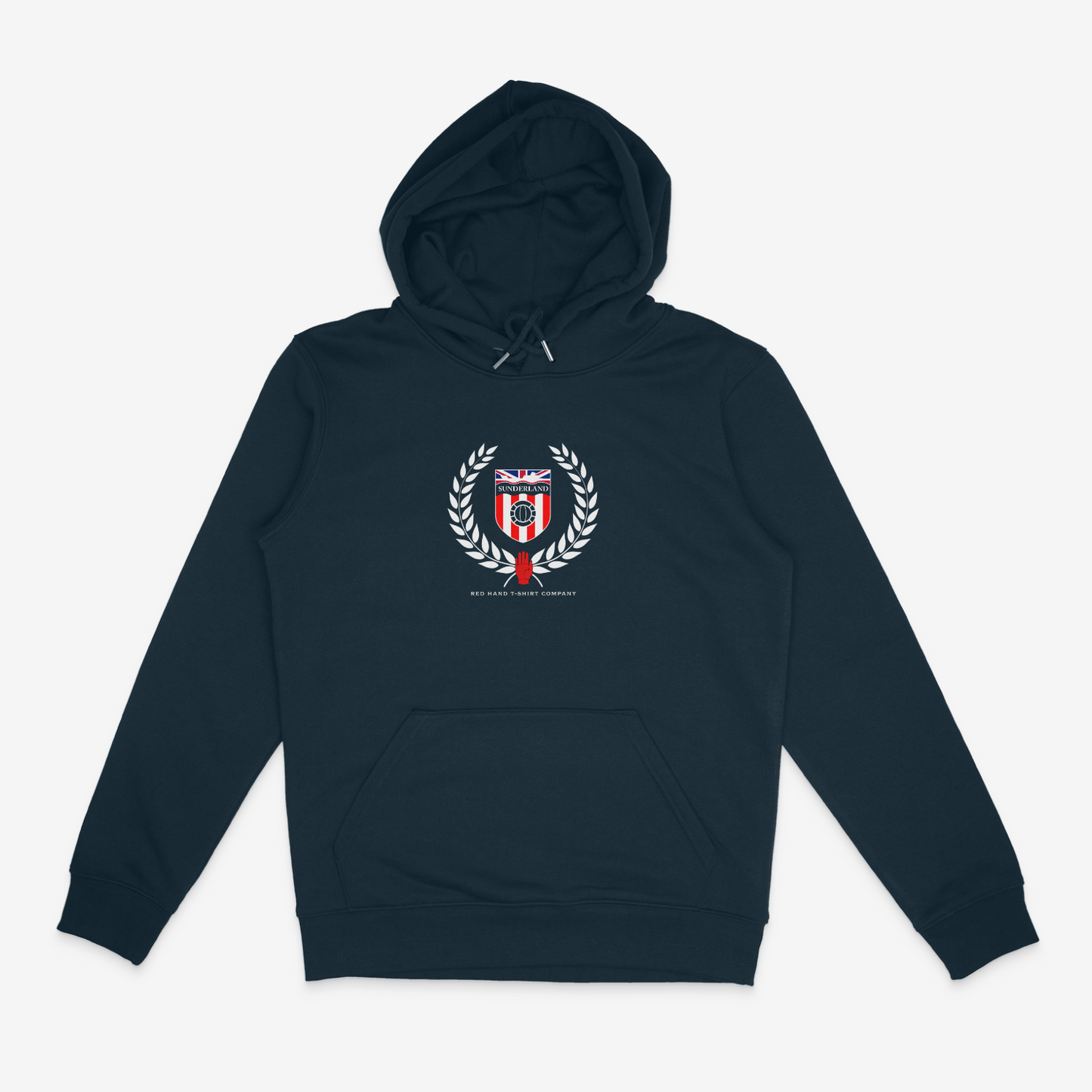 Seaburn Laurel Wreath Hoodie - Navy