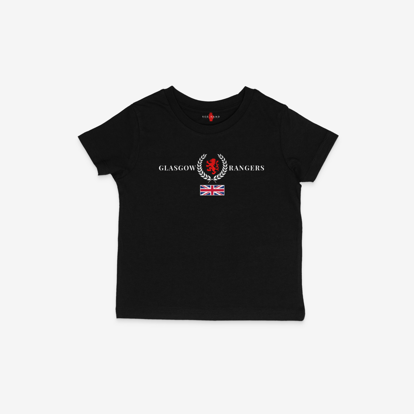 Glasgow Rangers Laurel Wreath Mini T-Shirt - Black