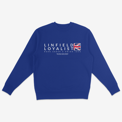 Linfield Born Under A Union Jack Sweatshirt