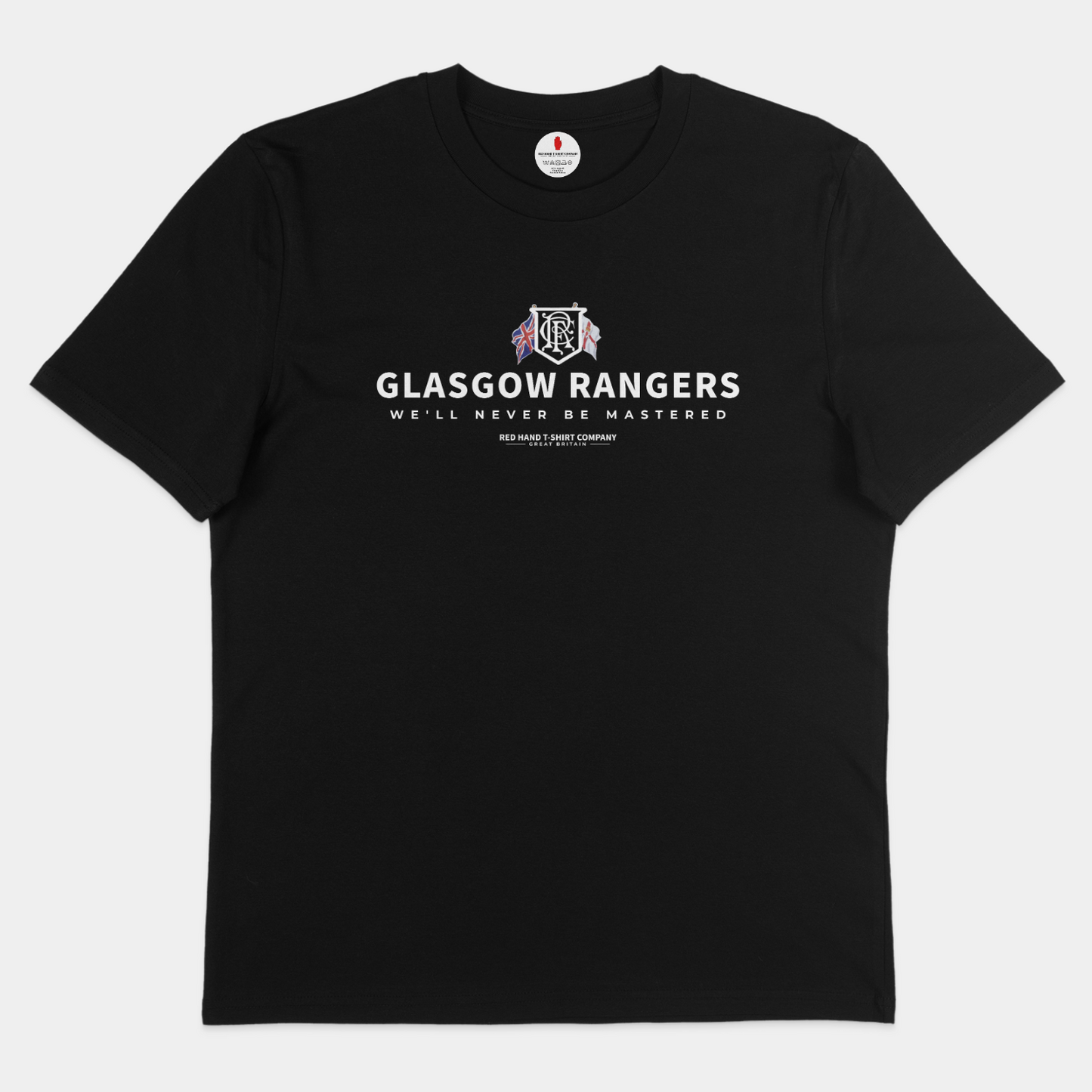 Glasgow Rangers We'll Never Be Mastered T-shirt