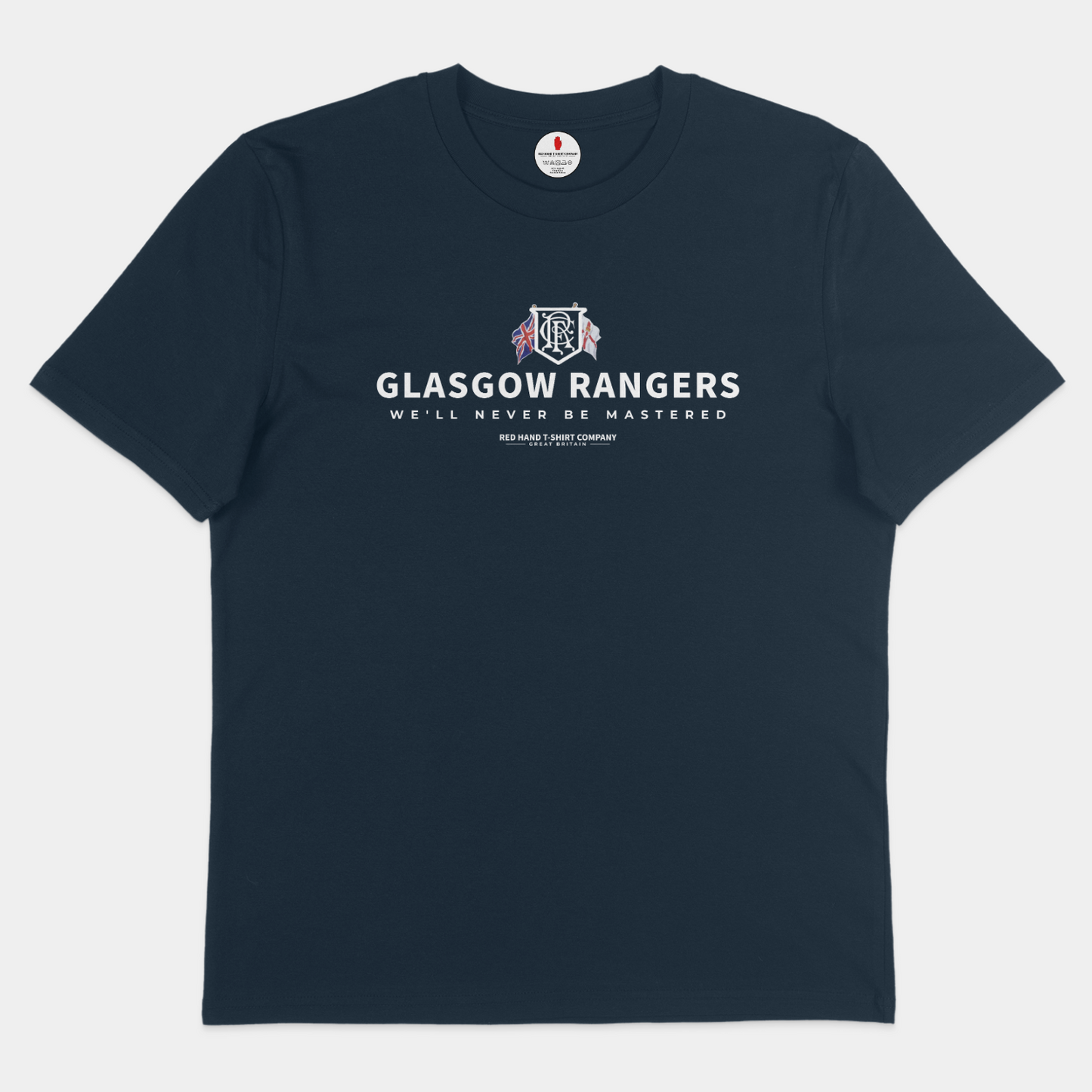 Glasgow Rangers We'll Never Be Mastered T-shirt