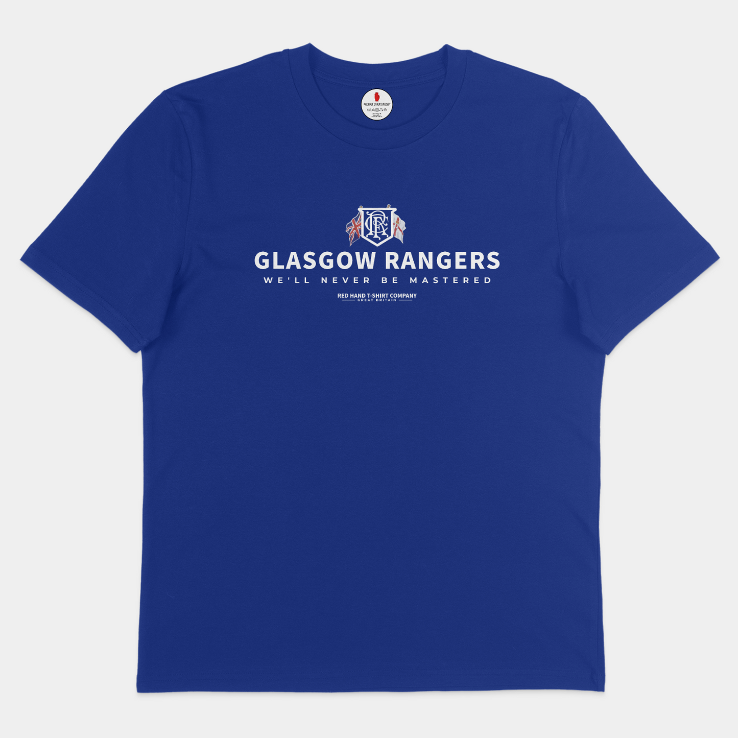 Glasgow Rangers We'll Never Be Mastered T-shirt