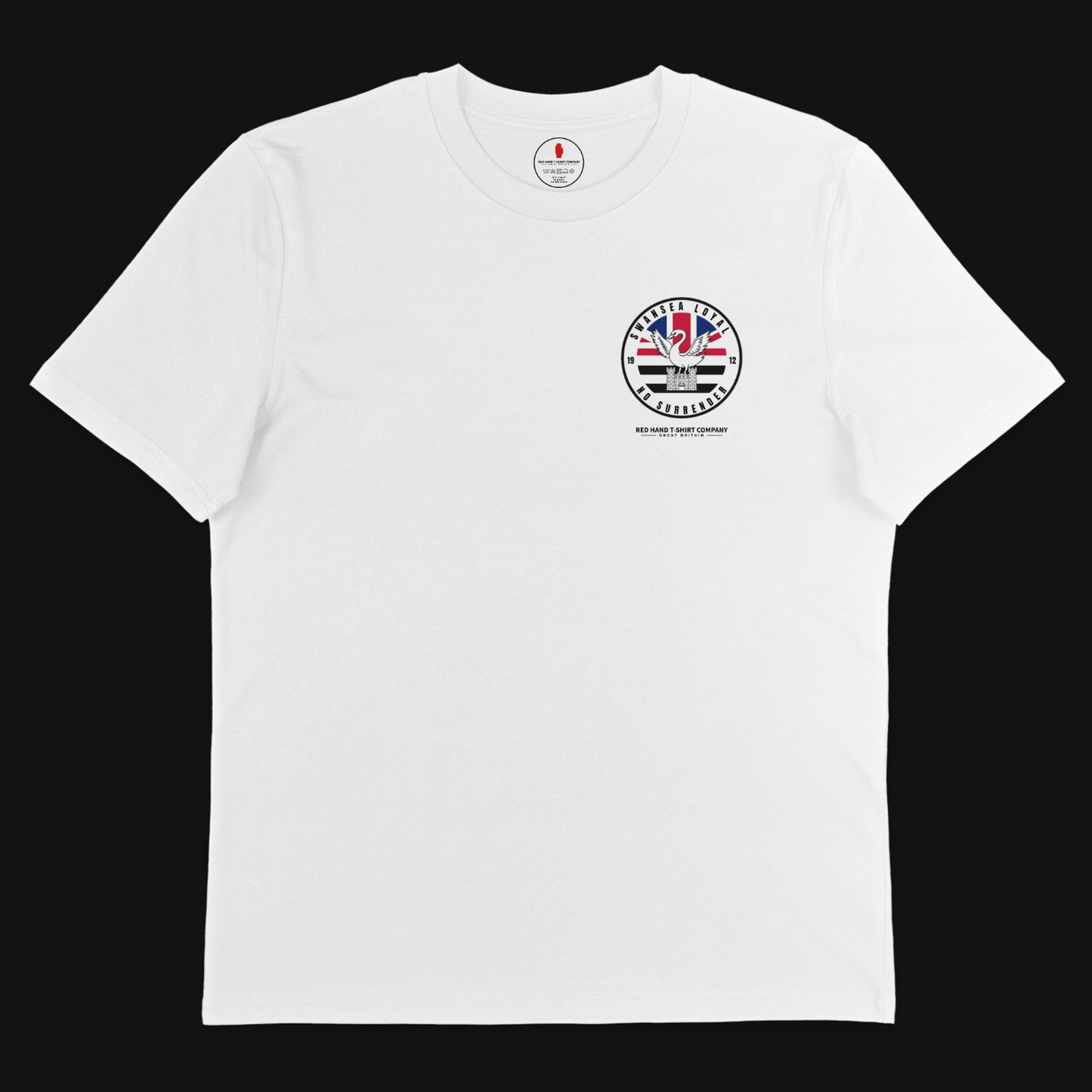 Swansea Loyal No Surrender (Breast Print) T-shirt