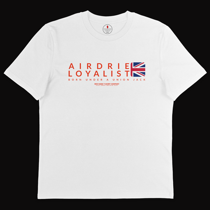 Airdrie Born Under A Union Jack T-shirt