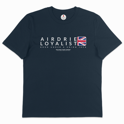 Airdrie Born Under A Union Jack T-shirt