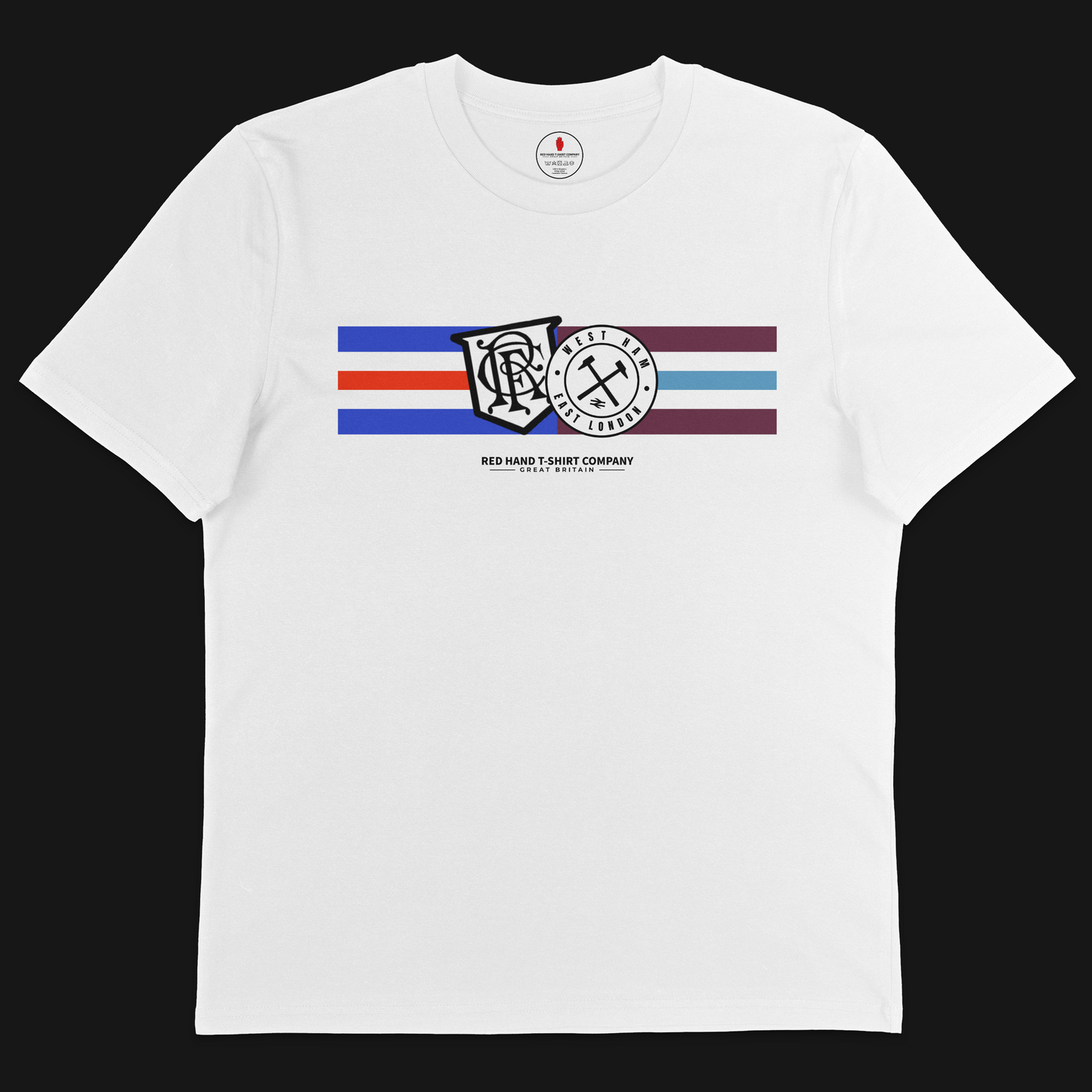 WHU RFC Five Stripe T-Shirt