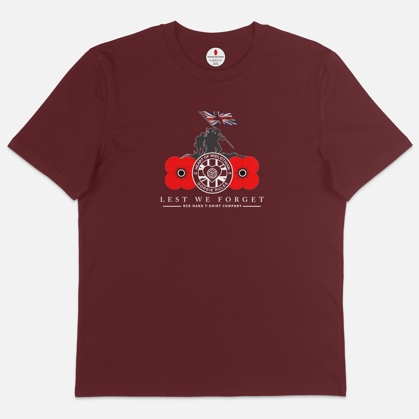 Hearts Lest We Forget T-shirt