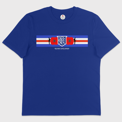 Rangers Poppy Five Stripe T-shirt