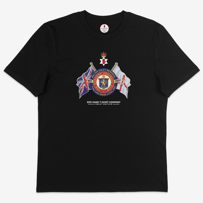 Walter Galey Crossed Flags T-shirt