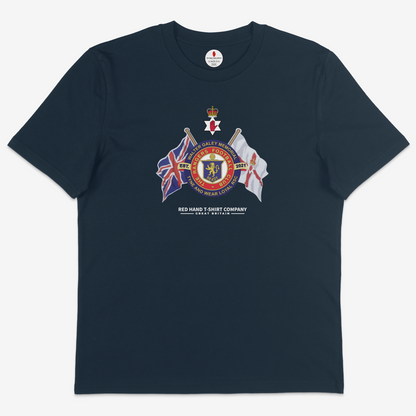 Walter Galey Crossed Flags T-shirt