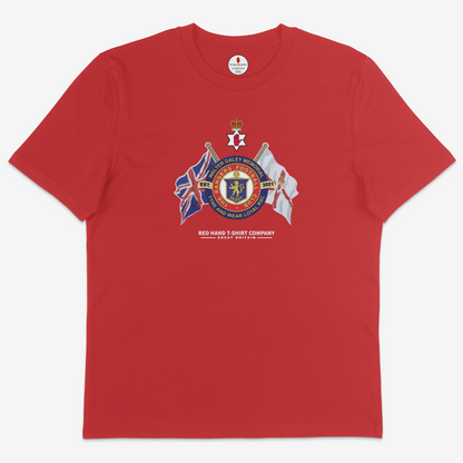 Walter Galey Crossed Flags T-shirt