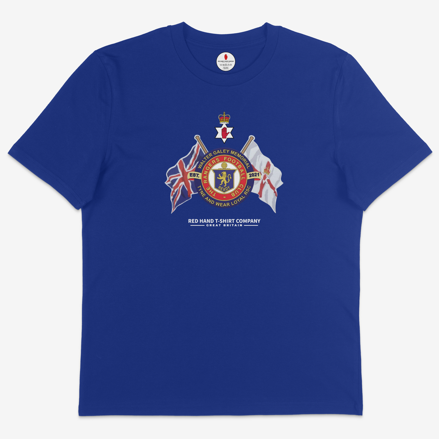 Walter Galey Crossed Flags T-shirt