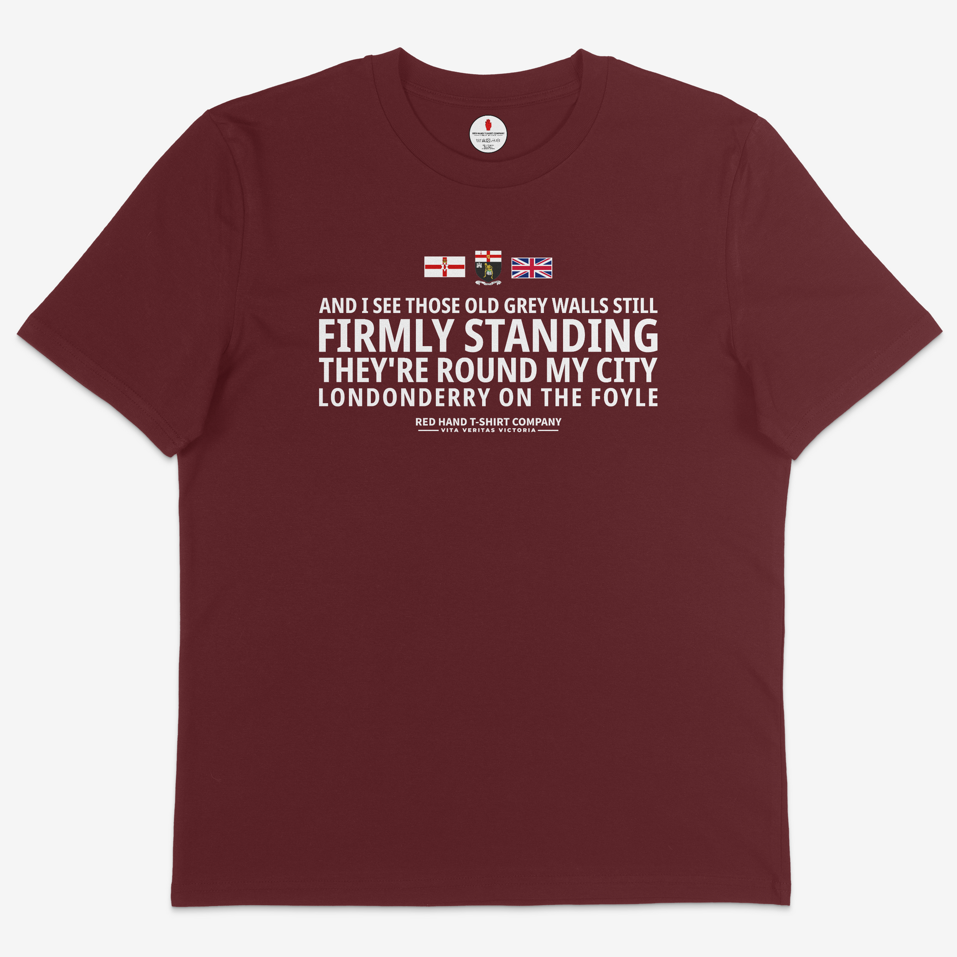 Londonderry On The Foyle T-Shirt – Red Hand T-Shirt Company