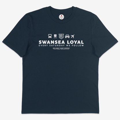 Swansea Loyal Every Saturday We Follow T-shirt